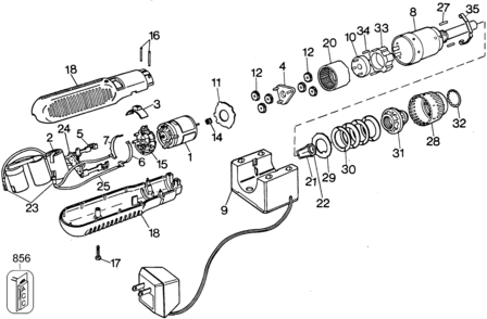 Part Location Diagram of 143923-00 Black and Decker PIN,SPIRAL
